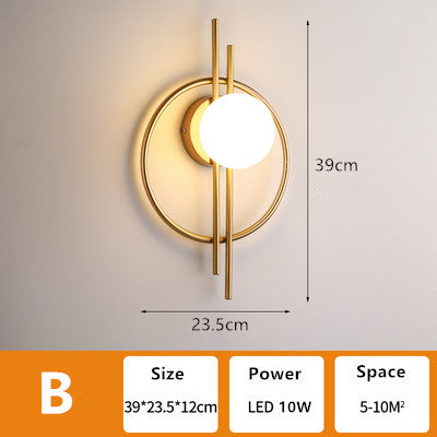 Moderne Wandlampe fürs Wohnzimmer